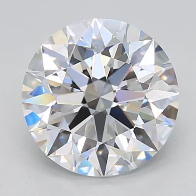 2.50ct D VVS1 Excellent Cut Round Lab Grown Diamond