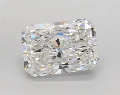 3.03ct E VS1 Rare Carat Ideal Cut Radiant Lab Grown Diamond