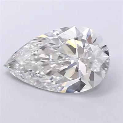 2.64ct F VS1 Rare Carat Ideal Cut Pear Lab Grown Diamond