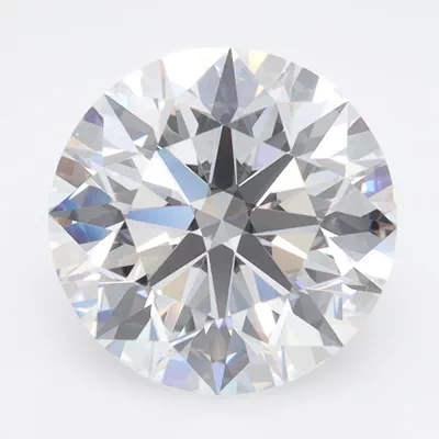 3.26ct D VVS2 Rare Carat Ideal Cut Round Lab Grown Diamond