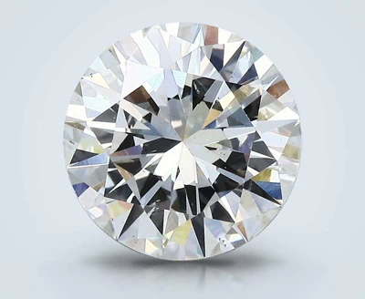 3.46ct J SI1 Very Good Cut Round Diamond