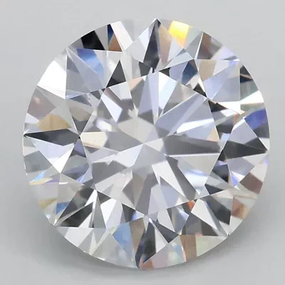 2.74ct D VS1 Rare Carat Ideal Cut Round Lab Grown Diamond