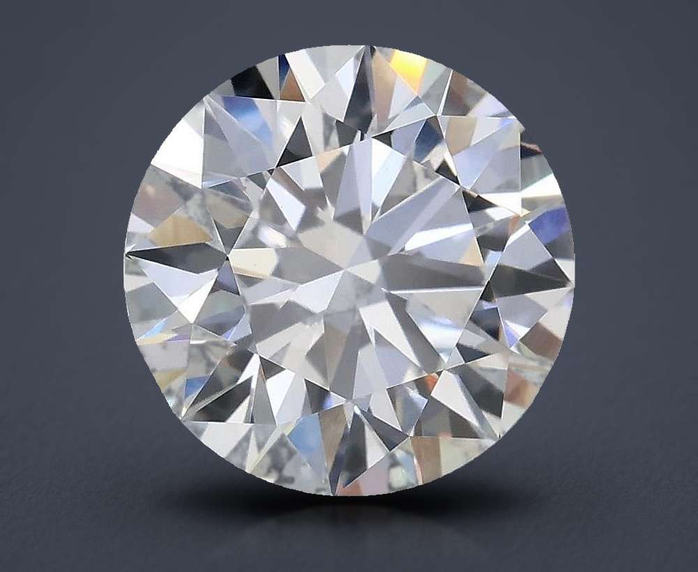 2.74ct D VS1 Rare Carat Ideal Cut Round Lab Grown Diamond