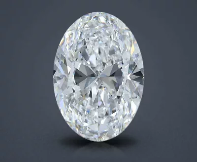 9.01ct D VS1 Rare Carat Ideal Cut Oval Diamond
