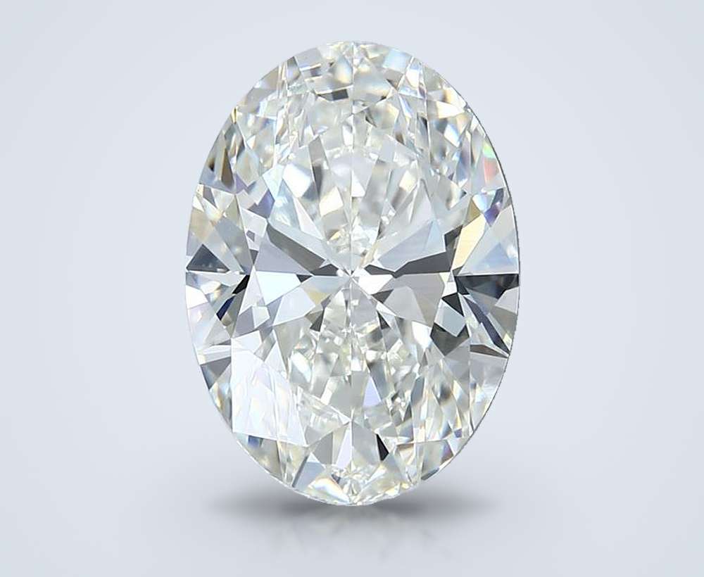 4.51ct H VVS2 Rare Carat Ideal Cut Oval Lab Grown Diamond