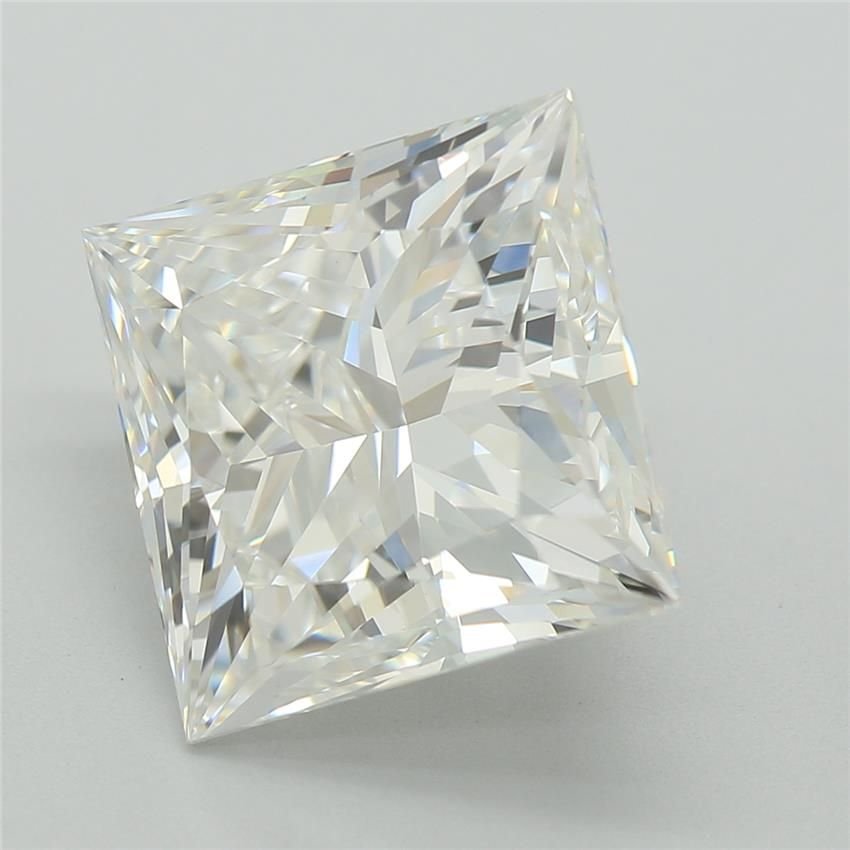 4.02ct E VVS2 Rare Carat Ideal Cut Princess Lab Grown Diamond