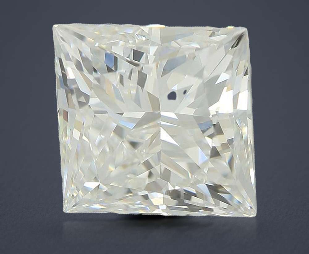 4.02ct E VVS2 Rare Carat Ideal Cut Princess Lab Grown Diamond