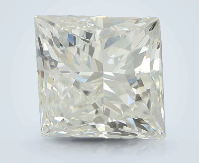 4.02ct E VVS2 Rare Carat Ideal Cut Princess Lab Grown Diamond