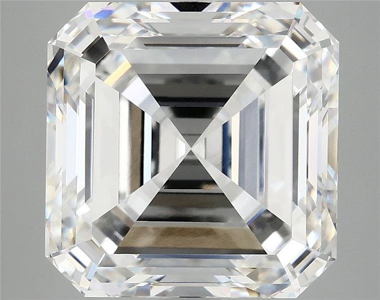 7.85ct F VVS2 Very Good Cut Asscher Lab Grown Diamond