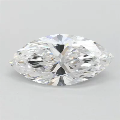 2.10ct D FL Rare Carat Ideal Cut Marquise Lab Grown Diamond