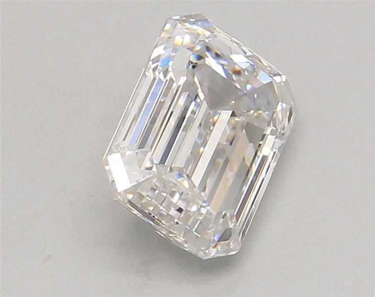 2.86ct E VS1 Rare Carat Ideal Cut Emerald Lab Grown Diamond