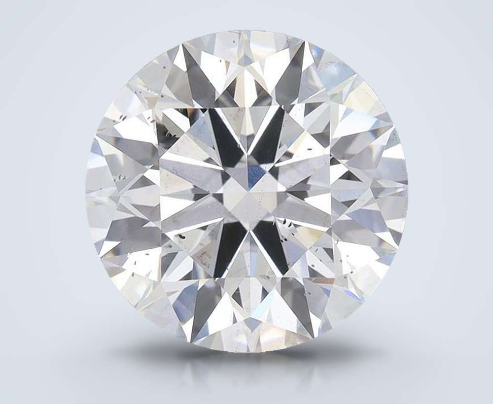 5.40ct F SI2 Rare Carat Ideal Cut Round Lab Grown Diamond