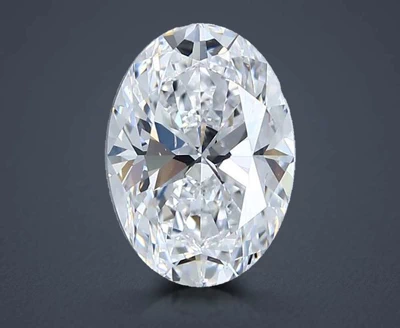 2.50ct D VS2 Rare Carat Ideal Cut Oval Diamond