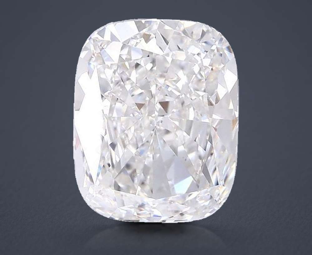 10.08ct E VS1 Rare Carat Ideal Cut Cushion Lab Grown Diamond