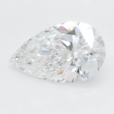 1.07ct D VVS1 Rare Carat Ideal Cut Pear Lab Grown Diamond