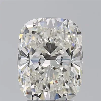 3.26ct H SI1 Rare Carat Ideal Cut Cushion Diamond