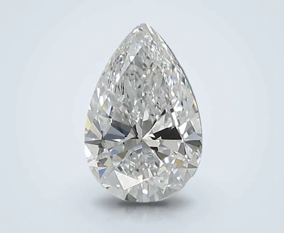 1.01ct D SI1 Very Good Cut Pear Lab Grown Diamond