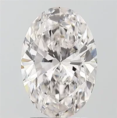 2.02ct H VS2 Rare Carat Ideal Cut Oval Lab Grown Diamond