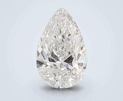 5.03ct F VS1 Rare Carat Ideal Cut Pear Lab Grown Diamond