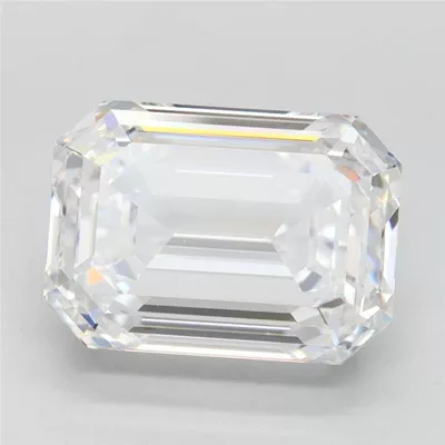 5.02ct F VS1 Rare Carat Ideal Cut Emerald Lab Grown Diamond