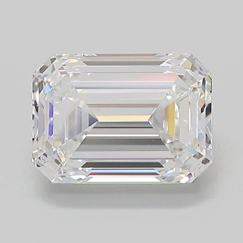 2.01ct D VS1 Excellent Cut Emerald Lab Grown Diamond