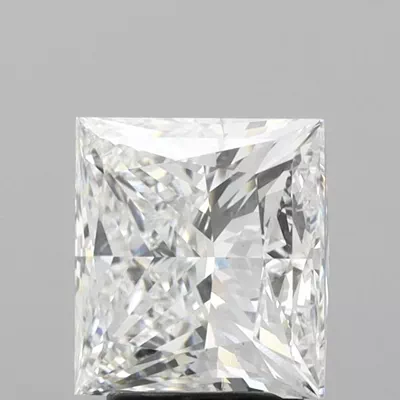 3.80ct E VS1 Rare Carat Ideal Cut Princess Lab Grown Diamond