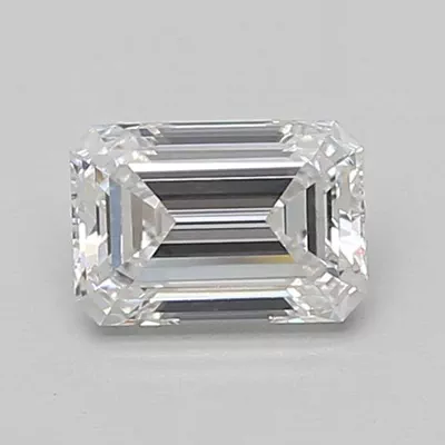 0.86ct D VVS2 Excellent Cut Emerald Lab Grown Diamond