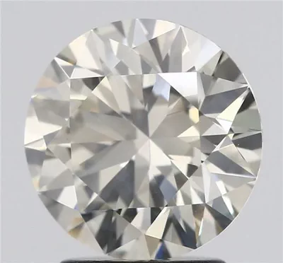 2.08ct J SI2 Rare Carat Ideal Cut Round Diamond