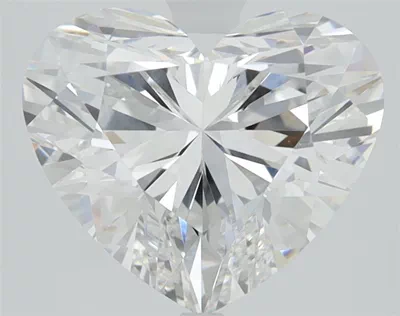 6.04ct F VVS2 Rare Carat Ideal Cut Heart Lab Grown Diamond