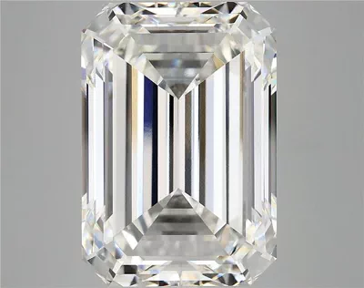 12.33ct F VVS2 Rare Carat Ideal Cut Emerald Lab Grown Diamond