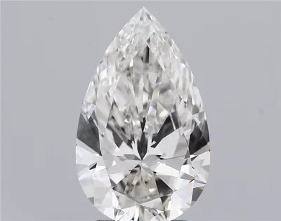 3.59ct I VS1 Very Good Cut Pear Lab Grown Diamond