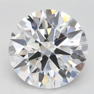 3.94ct D VVS1 Rare Carat Ideal Cut Round Lab Grown Diamond
