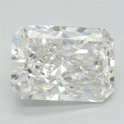 4.04ct F VS2 Rare Carat Ideal Cut Radiant Lab Grown Diamond