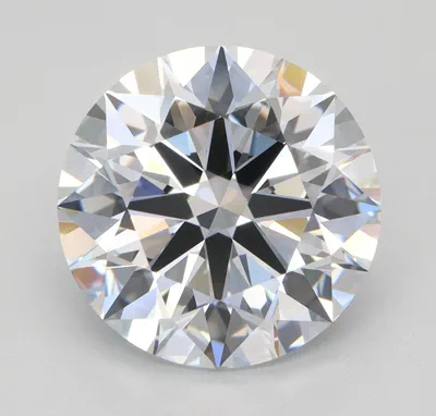 4.04ct D VVS1 Rare Carat Ideal Cut Round Lab Grown Diamond