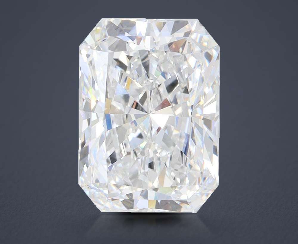 3.08ct E VVS1 Rare Carat Ideal Cut Radiant Lab Grown Diamond