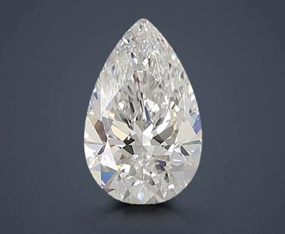 1.38ct D VVS2 Rare Carat Ideal Cut Pear Lab Grown Diamond