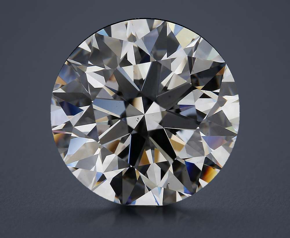 5.49ct D VS2 Rare Carat Ideal Cut Round Diamond