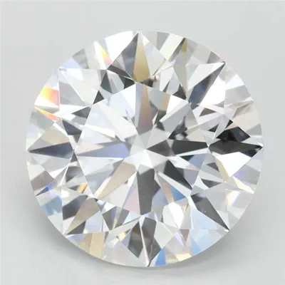 4.04ct D IF Rare Carat Ideal Cut Round Lab Grown Diamond