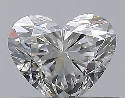 0.40ct H VS2 Rare Carat Ideal Cut Heart Diamond