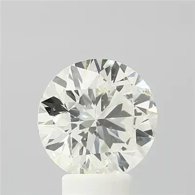 4.01ct I SI2 Rare Carat Ideal Cut Round Diamond