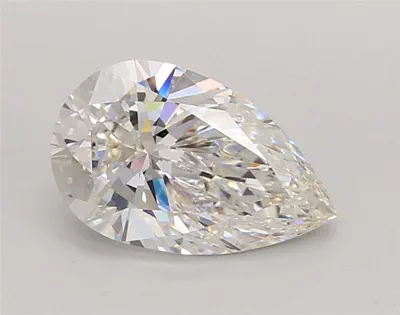 2.06ct F VVS2 Rare Carat Ideal Cut Pear Lab Grown Diamond