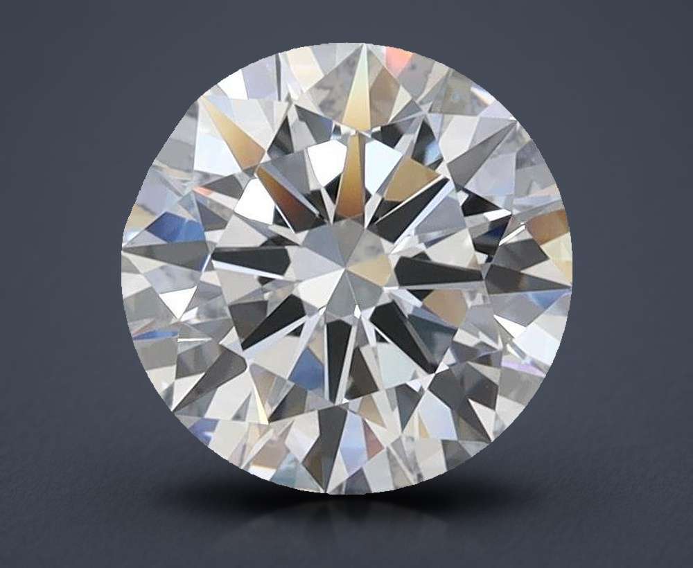 1.48ct F FL Rare Carat Ideal Cut Round Lab Grown Diamond