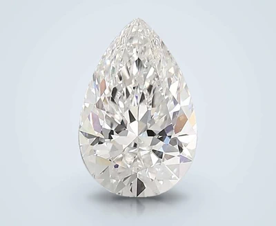 3.07ct E VS1 Rare Carat Ideal Cut Pear Lab Grown Diamond