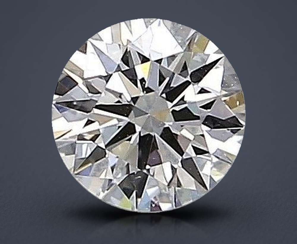 0.47ct D SI2 Rare Carat Ideal Cut Round Diamond