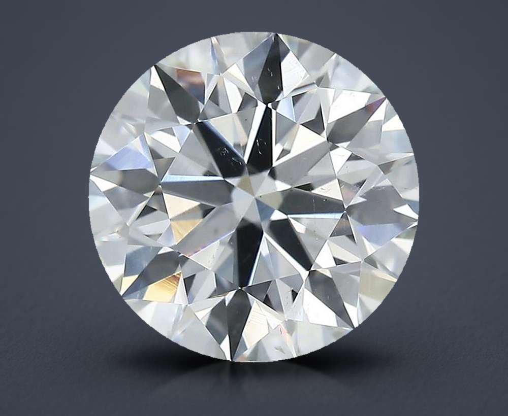 2.21ct H SI2 Rare Carat Ideal Cut Round Diamond