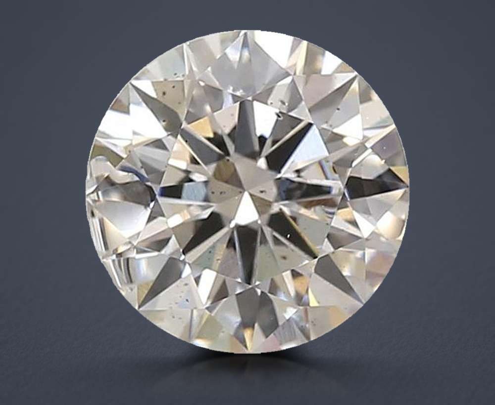 2.22ct F SI1 Rare Carat Ideal Cut Round Lab Grown Diamond