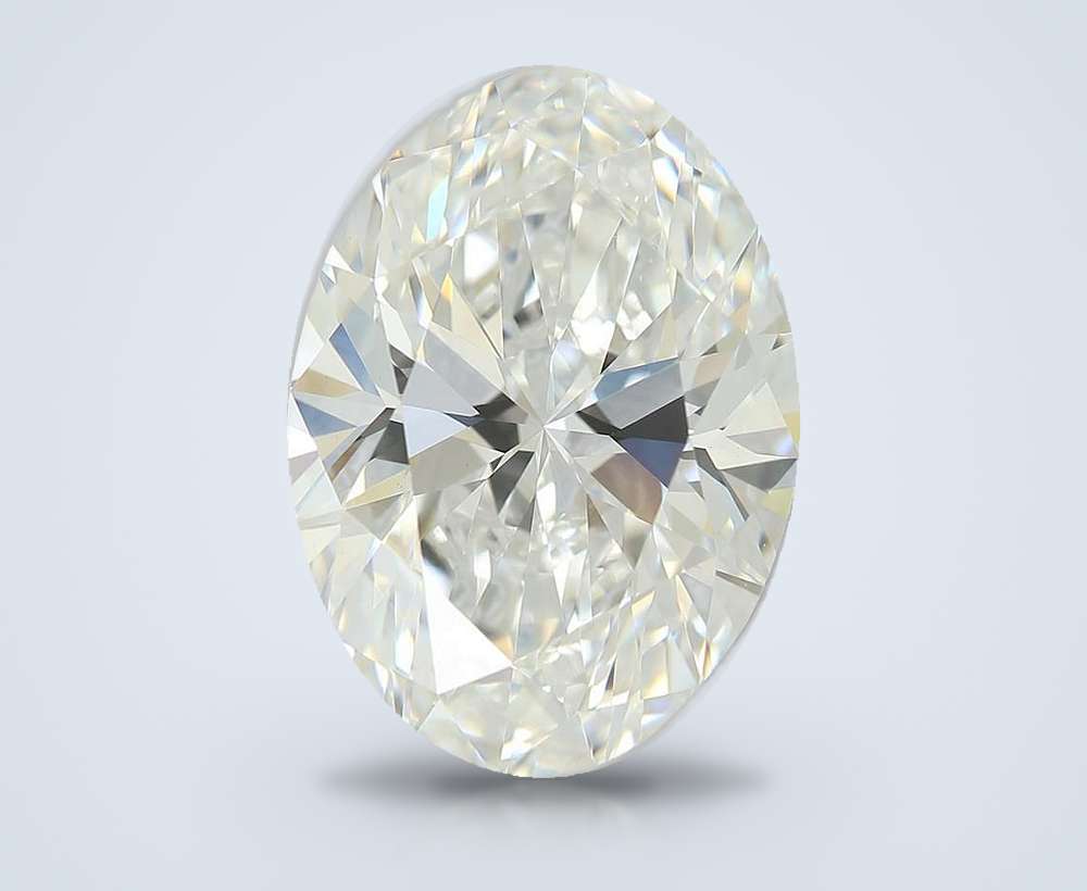 4.80ct E VVS2 Rare Carat Ideal Cut Oval Lab Grown Diamond