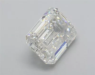 2.01ct F VS1 Rare Carat Ideal Cut Emerald Lab Grown Diamond