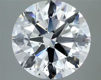 4.25ct F SI2 Rare Carat Ideal Cut Round Diamond
