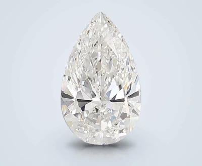 9.91ct E VVS2 Rare Carat Ideal Cut Pear Lab Grown Diamond